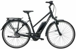 Pegasus Premio-E8F-Belt Comfort 8-Gang 2019 -E-Bike Store Pegasus Premio E8F Gates Belt Comfort 2019 Damen Trapez schwarz matt silber 794 795 18845 18850 18853