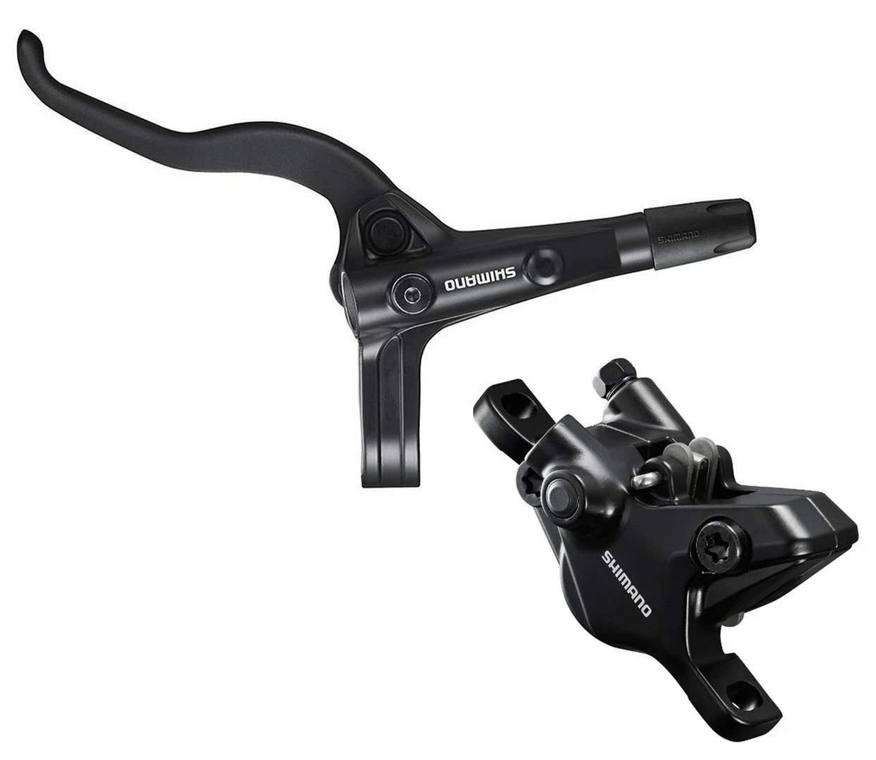 Shimano Alivio BR-MT410 VR Incl. Normalem Bremshebel BL-MT401 2-Finger Schwarz