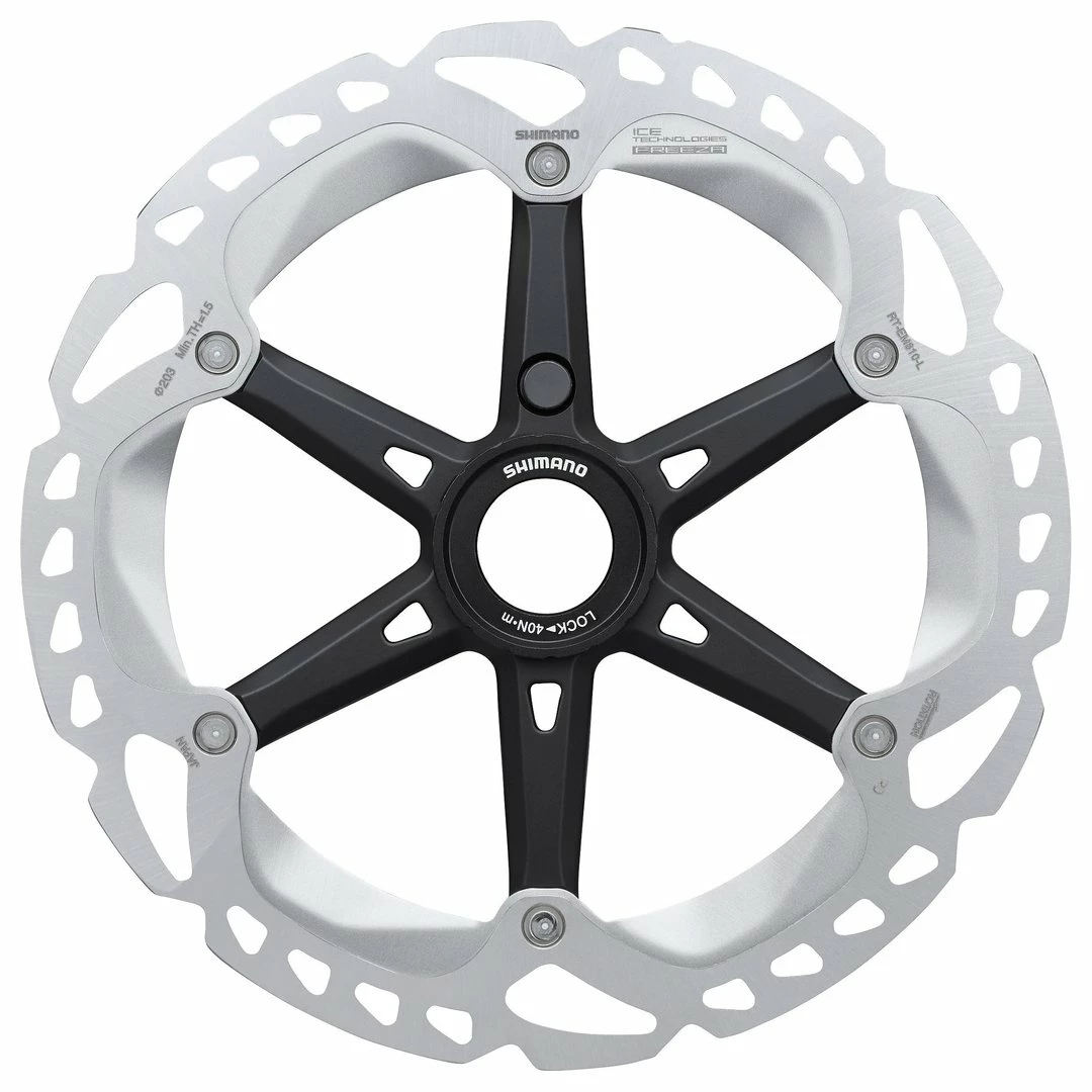 Shimano RT-EM810-L 203mm Ice-Tech Freeza Mit Lock-Ring-Befestigung Für E-Bike Mit Außenverz. Ring 1 Shimano RT-EM810-L 203mm Ice-Tech Freeza Mit Lock-Ring-Befestigung Für E-Bike Mit Außenverz. Ring