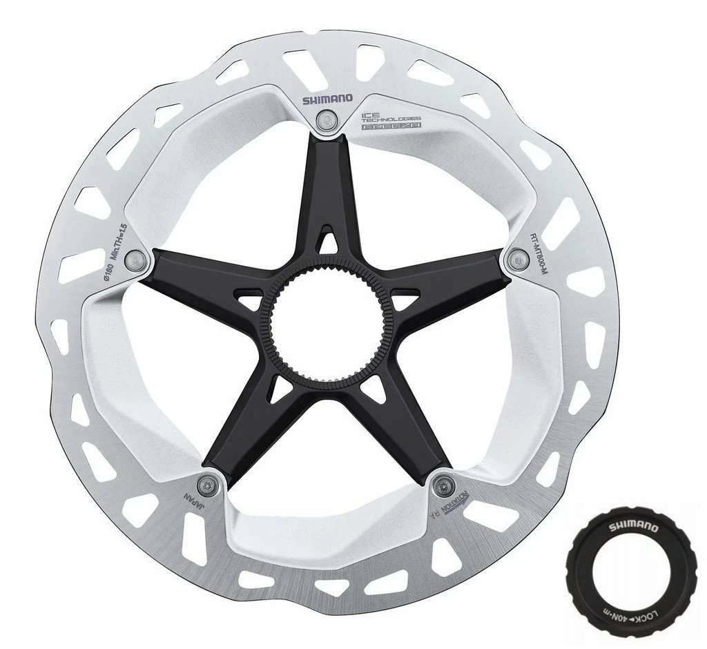 Shimano RT-MT800 Ice-Tech Freeza 180mm Mit Lock-Ring-Befestigung Und Außenverzahntem Ring 1 Shimano RT-MT800 Ice-Tech Freeza 180mm Mit Lock-Ring-Befestigung Und Außenverzahntem Ring